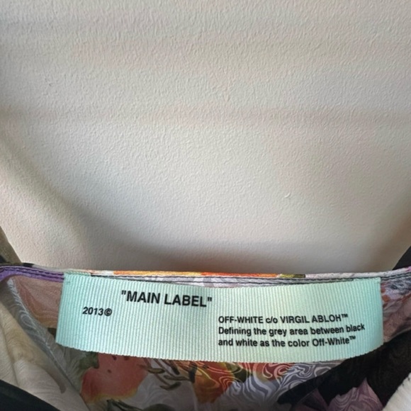 RARE Off-White x Virgil Abloh Runway 100% silk floral dress - Picture 5 of 8